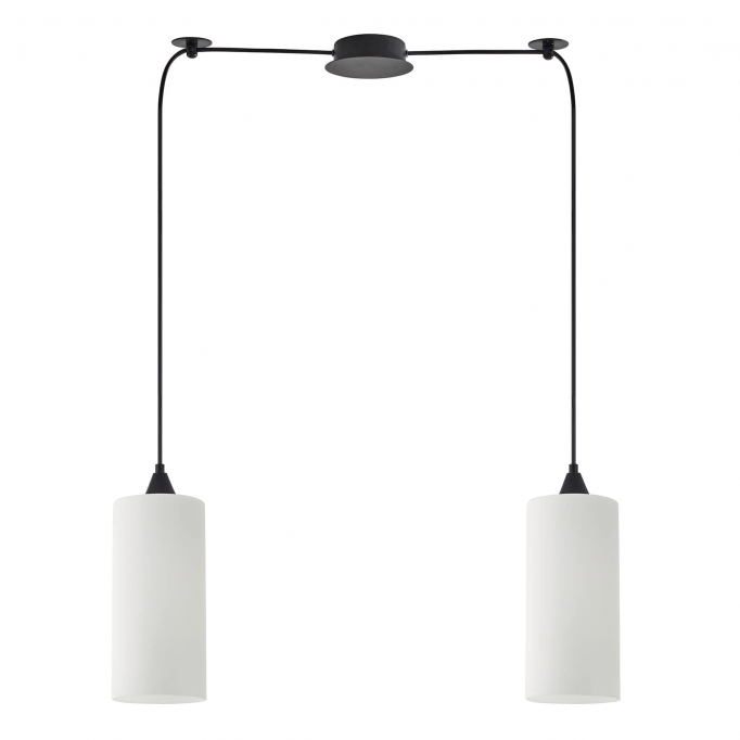 SE21-BL-4-BL2-GL3 ADEPT TUBE Pendant White Glass+