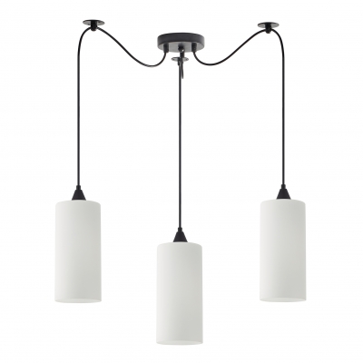 SE21-BL-4-BL3-GL3 ADEPT TUBE  Pendant White Glass+