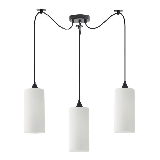 SE21-BL-4-BL3-GL3 ADEPT TUBE  Pendant White Glass+