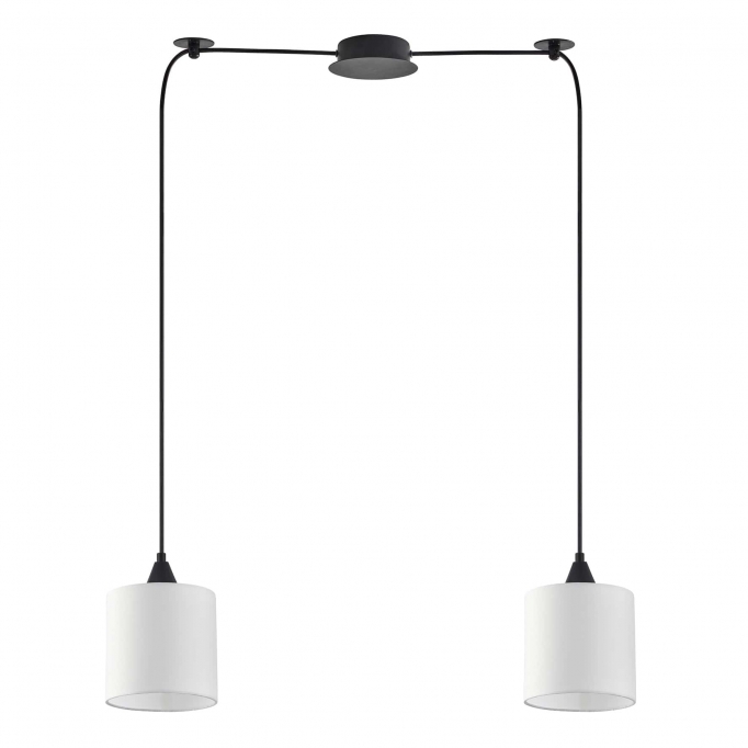 SE21-BL-B10-BL2-SH1 ADEPT PENDAT White Shade Pendant+