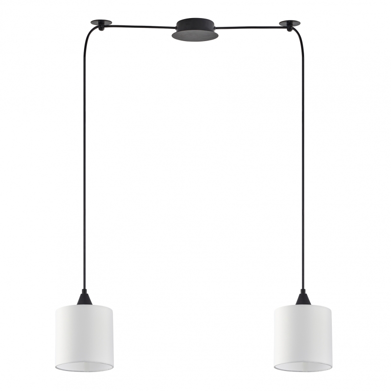 SE21-BL-B10-BL2-SH1 ADEPT PENDAT White Shade Pendant+ SE21-BL-B10-BL2-SH1 ADEPT PENDAT White Shade Pendant+