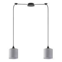 SE21-BL-B10-BL2-SH2 ADEPT PENDANT Grey Shade Pendant + SE21-BL-B10-BL2-SH2 ADEPT PENDANT Grey Shade Pendant +