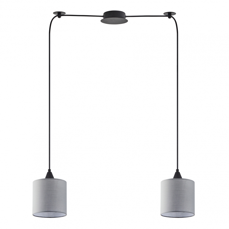 SE21-BL-B10-BL2-SH2 ADEPT PENDANT Grey Shade Pendant + SE21-BL-B10-BL2-SH2 ADEPT PENDANT Grey Shade Pendant +