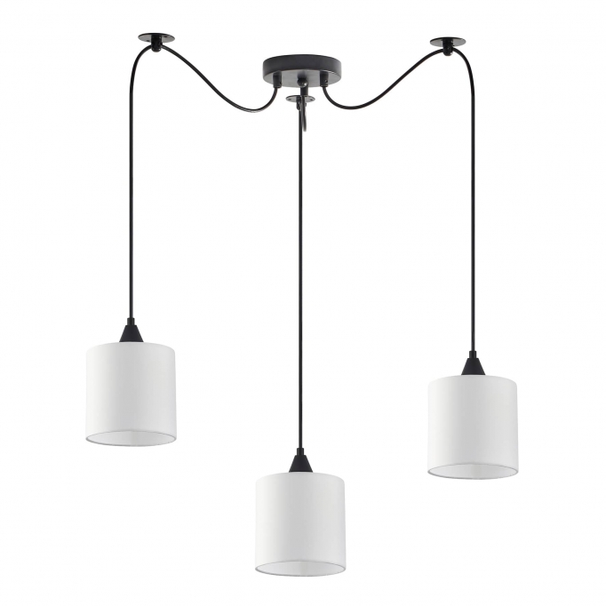 SE21-BL-B10-BL3-SH1 ADEPT PENDANT White Shade Pendant +