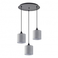 SE21-BL-B10-BL3-SH2 ADEPT PENDANT Grey Shade Pendant+ SE21-BL-B10-BL3-SH2 ADEPT PENDANT Grey Shade Pendant+
