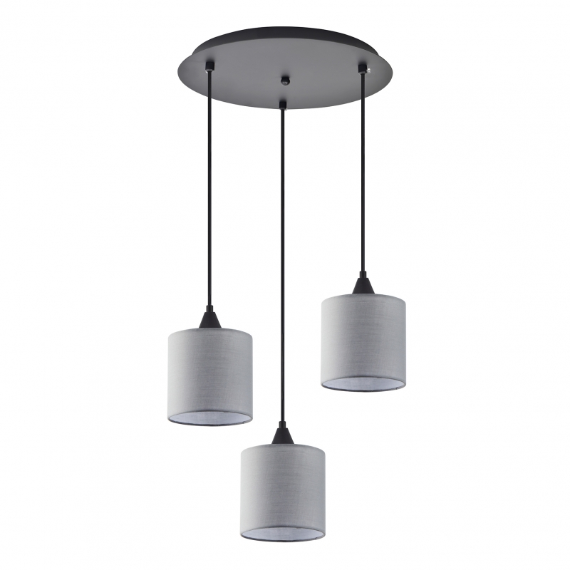 SE21-BL-B10-BL3-SH2 ADEPT PENDANT Grey Shade Pendant+ SE21-BL-B10-BL3-SH2 ADEPT PENDANT Grey Shade Pendant+