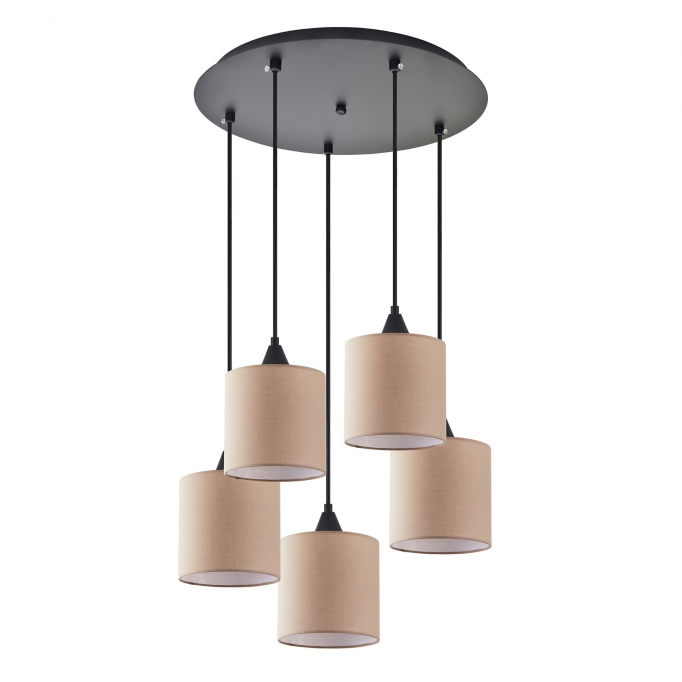 SE21-BL-B10-BL5-SH3 ADEPT PENDANT Brown Shade Pendant+