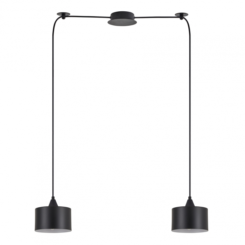 SE21-BL-B10-BL2-MS1 ADEPT PENDANT Black Metal Shade + SE21-BL-B10-BL2-MS1 ADEPT PENDANT Black Metal Shade +