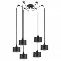 SE21-BL-B10-BL6-MS1 ADEPT PENDANT Black Metal Shade+ SE21-BL-B10-BL6-MS1 ADEPT PENDANT Black Metal Shade+