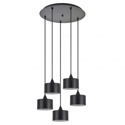 SE21-BL-B10-BL5-MS1 ADEPT PENDANT Black Metal Shade + SE21-BL-B10-BL5-MS1 ADEPT PENDANT Black Metal Shade +