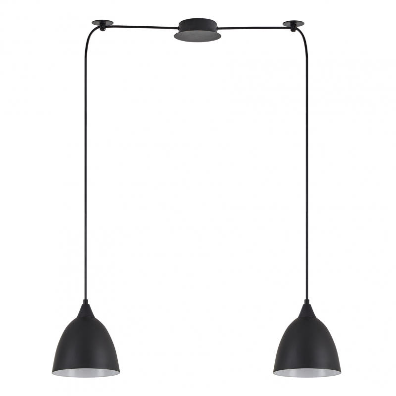 SE21-BL-B10-BL2-MS2 ADEPT PENDAT Black Metal Shade + SE21-BL-B10-BL2-MS2 ADEPT PENDAT Black Metal Shade +