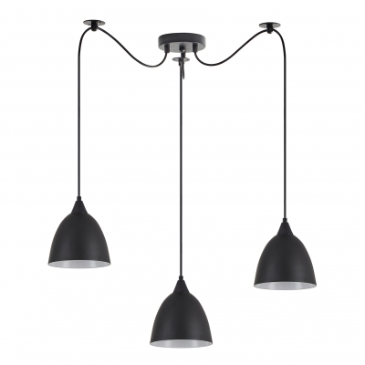 SE21-BL-B10-BL3-MS2 ADEPT PENDANT Black Metal Shade +