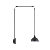 SE21-BL-B10-BL1W-MS3 ADEPT PENDANT Black Metal Shade+ SE21-BL-B10-BL1W-MS3 ADEPT PENDANT Black Metal Shade+