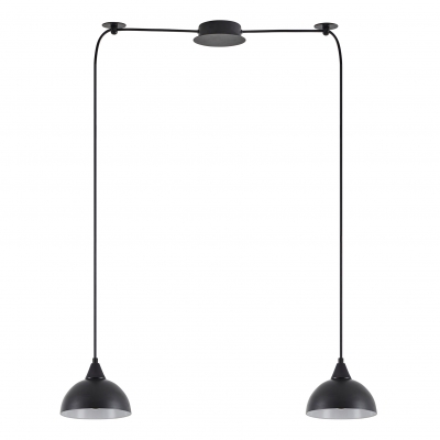 SE21-BL-B10-BL2-MS3 ADEPT PENDANT Black Metal Shade +