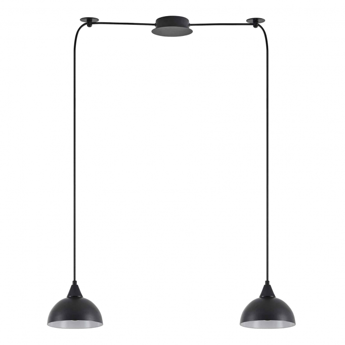 SE21-BL-B10-BL2-MS3 ADEPT PENDANT Black Metal Shade +