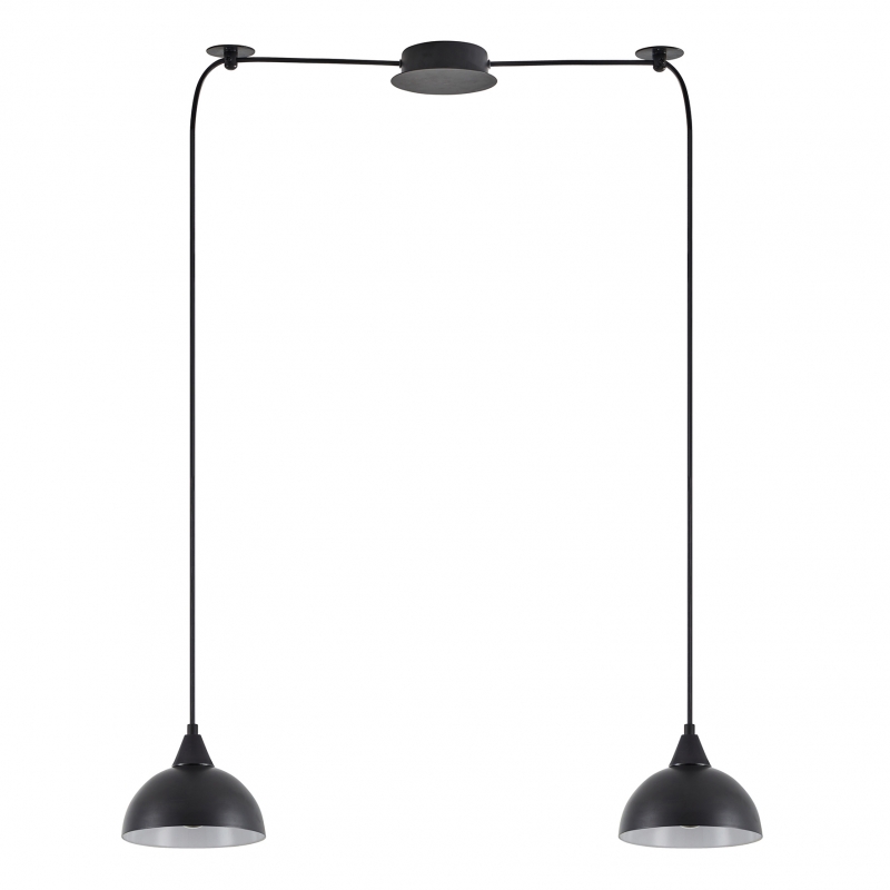 SE21-BL-B10-BL2-MS3 ADEPT PENDANT Black Metal Shade + SE21-BL-B10-BL2-MS3 ADEPT PENDANT Black Metal Shade +