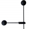 HL-3532-4 FUEGO BLACK WALL LAMP