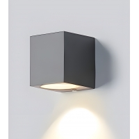 SE-WL-S1-DG CUADRO DOWN WALL LAMP GU10 DARK GREY BODY ALUMINIUM