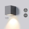 SE-WL-S1-DG CUADRO DOWN WALL LAMP GU10 DARK GREY BODY ALUMINIUM