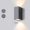 SE-WL-S2-DG CUADRO UP-DOWN WALL LAMP GU10 DARK GREY BODY ALUMINIUM