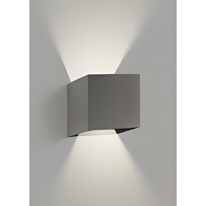 SE-WLL-3K-DG CUBO LED WALL LAMP 5W*2 3000K DARK GREY BODY ALUMINIUM