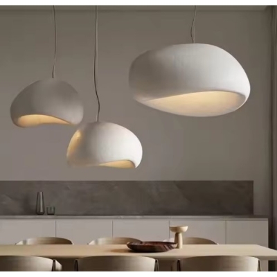 SE21-300-WH PAC PENDANT WHITE RESIN E27  D30CM. 2 YEARS WARRANTY