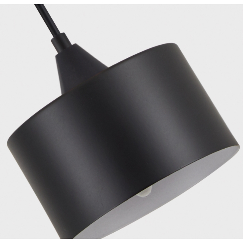 SE21-BL-B10-BL5-MS1 ADEPT PENDANT Black Metal Shade +