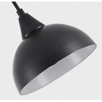SE21-BL-B10-BL3-MS3 ADEPT PENDANT Black Metal Shade +