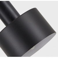 SE21-BL-4-BL3-MS12 ADEPT FLEX Black Pendant Black Metal Shade+
