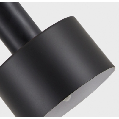 SE21-BL-4-BL3-MS12 ADEPT FLEX Black Pendant Black Metal Shade+
