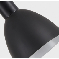 SE21-BL-4-BL3-MS12 ADEPT FLEX Black Pendant Black Metal Shade+