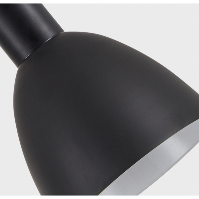 SE21-BL-4-BL3-MS12 ADEPT FLEX Black Pendant Black Metal Shade+
