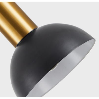 SE21-GM-4-MS3 ADEPT TUBE Gold Matt Pendant Black Metal Shade+