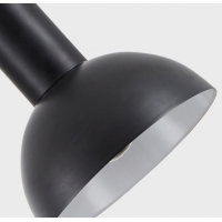 SE21-BL-4-BL3-MS12 ADEPT FLEX Black Pendant Black Metal Shade+