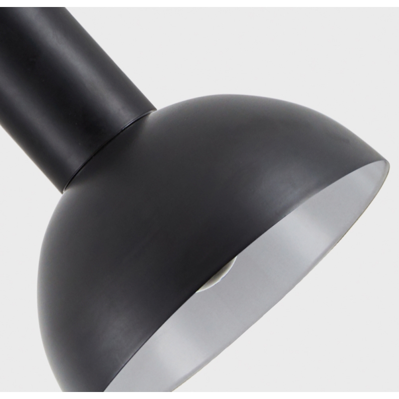 SE21-BL-4-BL3-MS12 ADEPT FLEX Black Pendant Black Metal Shade+