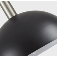 SE21-NM-4-MS50 ADEPT TUBE Nickel Matt Pendant Black Metal Shade+