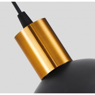 SE21-GM-9-MS3 ADEPT WALL LAMP Gold Matt and Black Metal Wall Lamp Black Metal Shade+ SE21-GM-9-MS3 ADEPT WALL LAMP Gold Matt and Black Metal Wall Lamp Black Metal Shade+