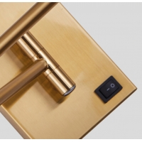 SE21-GM-52 ADEPT GOLD MATT WALL LAMP B3