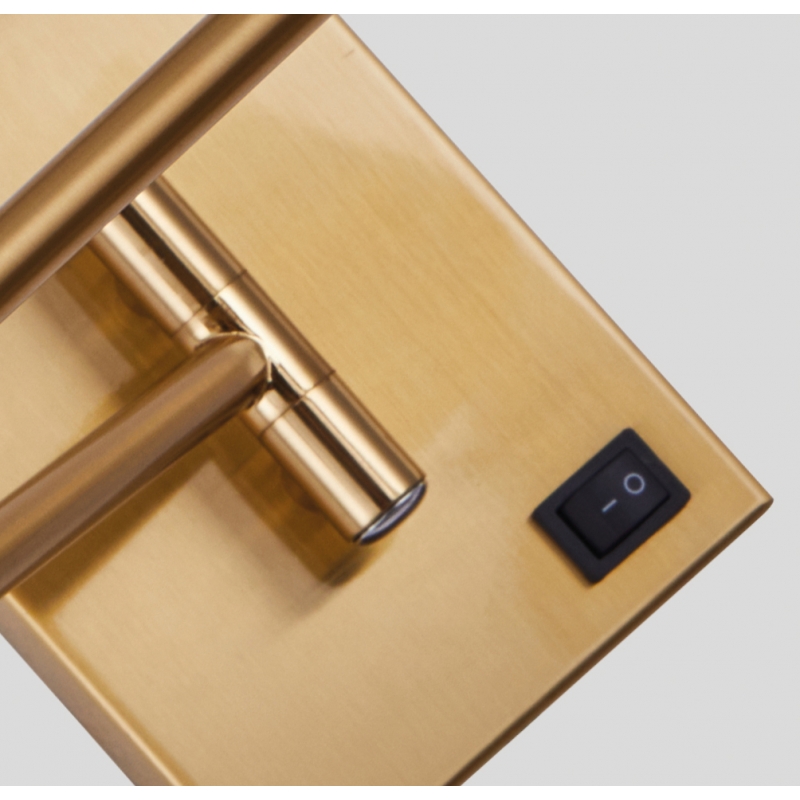 SE21-GM-52 ADEPT GOLD MATT WALL LAMP B3