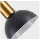 SE21-GM-4-4BL-MS3 ADEPT TUBE Gold Matt Pendant Black Metal Shade+