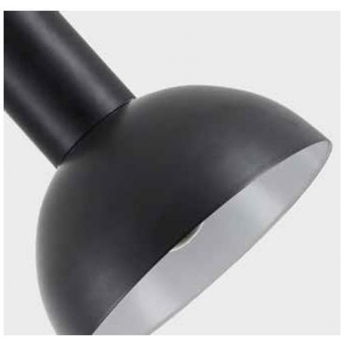 SE21-BL-4-3BL-MS3 ADEPT TUBE Black Pendant Black Metal Shade+