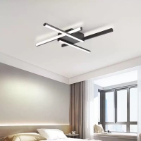 SE LED 90 AFFILATO CEILING BLACK 30W 3CCT 70x70x5cm IP20 220V 2 YEARS WARRANTY Α2