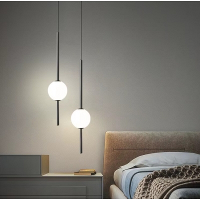SE LED 12 AMALFI PENDANT BLACK 7W 3CCT 12x100cm IP20 220V 2 YEARS WARRANTY Δ4