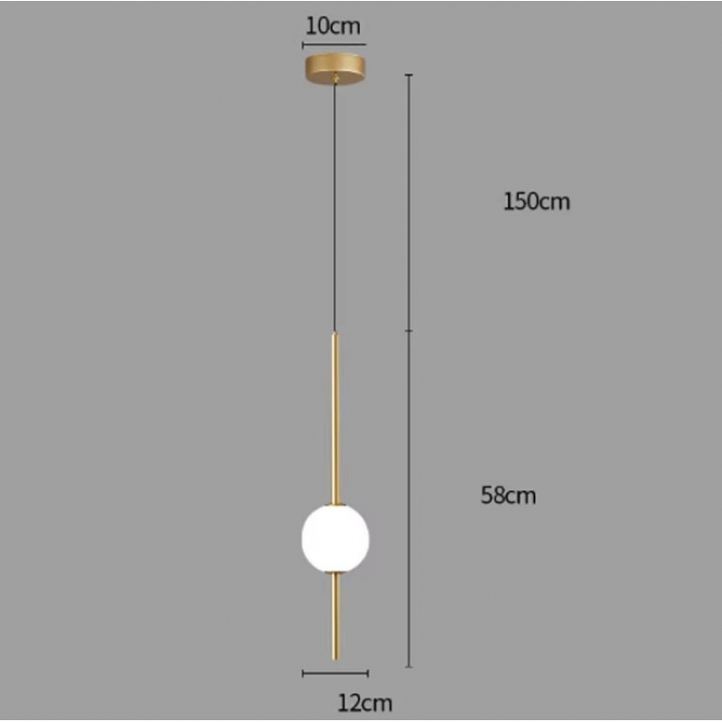 SE LED 12 AMALFI PENDANT GOLD 7W 3CCT 12*100cm IP20 220V 2 YEARS WARRANTY SE LED 12 AMALFI PENDANT GOLD 7W 3CCT 12*100cm IP20 220V 2 YEARS WARRANTY