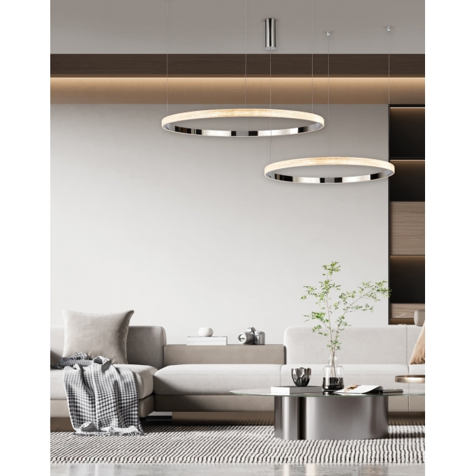 SE LED 100 AMARYLIS PENDANT CHROME Γ5