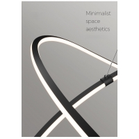 SE LED 60 ANITA PENDANT BLACK 96W 3CCT WITH MEMORY 2 YEARS WARRANTY Α2