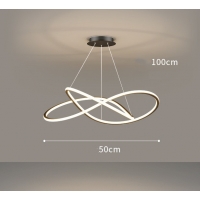 SE LED 60 ANITA PENDANT BLACK 96W 3CCT WITH MEMORY 2 YEARS WARRANTY Α2