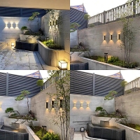 SE LED 155 BRICK S OUTDOOR WALL LAMP BLACK 6+4W 3000K SE LED 155 BRICK S OUTDOOR WALL LAMP BLACK 6+4W 3000K