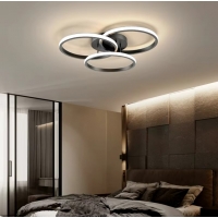 SE LED 50 CICLIT PENDANT BLACK 38W 3CCT 50x50x20cm IP20 220V 2 YEARS WARRANTY Β2