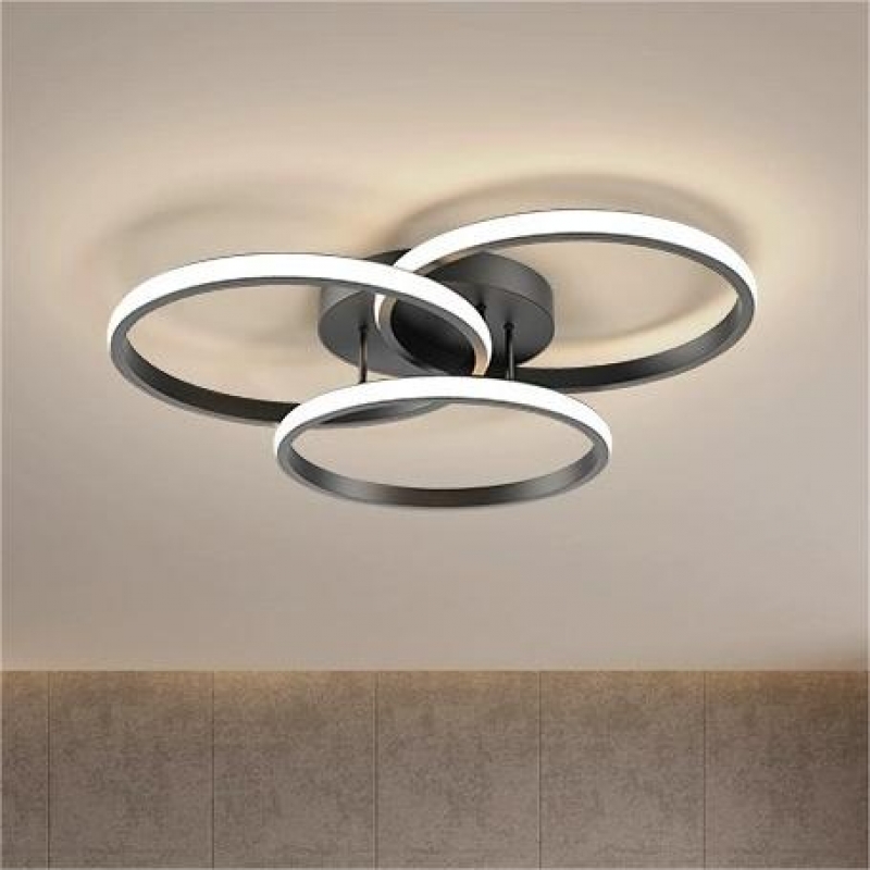 SE LED 50 CICLIT PENDANT BLACK 38W  3CCT 50x20cm IP20 220V 2 YEARS WARRANTY A2